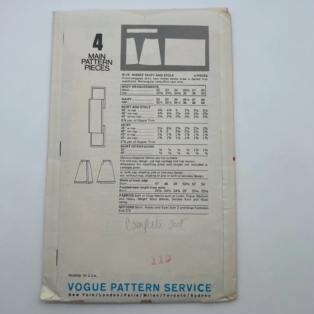 Simplicity vogue vintage